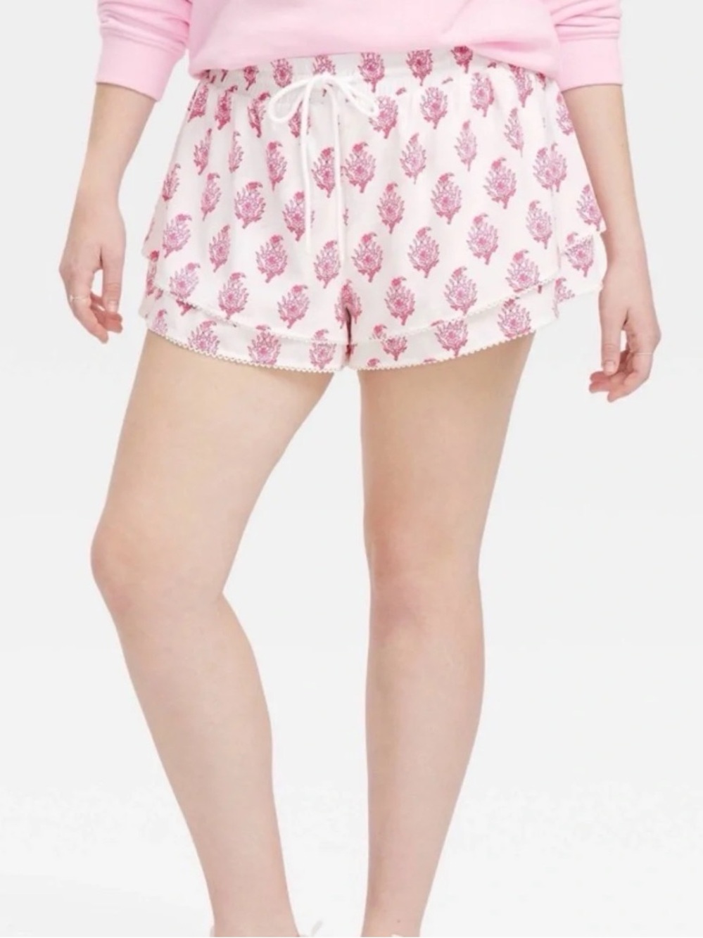Roller Rabbit x Target Pink Floral Print Lounge Shorts